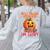 Will Trade Students For Candy Teacher Cute Halloween Pumpkin Women's Sweatshirt Back Print Ash Will Trade Students For Candy Teacher Cute Halloween Pumpkin Women's Sweatshirt Back Print Ash