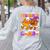 Will Trade Students For Candy Teacher Halloween Women's Sweatshirt Back Print Ash Will Trade Students For Candy Teacher Halloween Women's Sweatshirt Back Print Ash