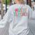 Women Music Teacher First Day Of School Elementary School Women's Sweatshirt Back Print Ash