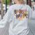 Women Spooky Science Teacher Halloween Science Stem Teacher Women's Sweatshirt Back Print Ash