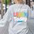 Y'All Gonna Learn Today Back To School First Day Teacher Women's Sweatshirt Back Print Ash Y'All Gonna Learn Today Back To School First Day Teacher Women's Sweatshirt Back Print Ash