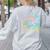 Y'All Gonna Learn Today Back To School Teacher Kids Women's Sweatshirt Back Print Ash