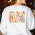 100 Days Of School Music Teacher Women's Sweatshirt Back Print White 100 Days Of School Music Teacher Women's Sweatshirt Back Print White