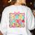 100 Days Of School Preppy 100th Day Of School Teacher Kids Women's Sweatshirt Back Print White 100 Days Of School Preppy 100th Day Of School Teacher Kids Women's Sweatshirt Back Print White