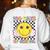 100th Day Of School Teacher Kids 100 Days Of School Women's Sweatshirt Back Print White 100th Day Of School Teacher Kids 100 Days Of School Women's Sweatshirt Back Print White