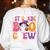 1st Grade Boo Crew Halloween First Grade Halloween Teacher Women's Sweatshirt Back Print White 1st Grade Boo Crew Halloween First Grade Halloween Teacher Women's Sweatshirt Back Print White