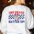 2nd Grade Batter Up Back To School Baseball Teacher Kids Women's Sweatshirt Back Print White