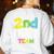 2nd Grade Team T-Shirt 2nd Grade Squad Teacher Women's Sweatshirt Back Print White