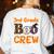 3rd Grade Boo Crew Halloween Teachers Students Costume Women's Sweatshirt Back Print White 3rd Grade Boo Crew Halloween Teachers Students Costume Women's Sweatshirt Back Print White