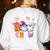 3rd Grade Boo Crew Third Grade Halloween Costume Teacher Kid Women's Sweatshirt Back Print White 3rd Grade Boo Crew Third Grade Halloween Costume Teacher Kid Women's Sweatshirt Back Print White