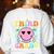 In My 3rd Grade Era Back To School Smile Face Teacher Kid Women's Sweatshirt Back Print White In My 3rd Grade Era Back To School Smile Face Teacher Kid Women's Sweatshirt Back Print White