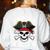 3rd Grade Pirate Crew Halloween Costume Student Teacher Women's Sweatshirt Back Print White 3rd Grade Pirate Crew Halloween Costume Student Teacher Women's Sweatshirt Back Print White