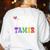 4 Teachers Or Parents Tiny Human Tamer Tee T-Shirt Women's Sweatshirt Back Print White 4 Teachers Or Parents Tiny Human Tamer Tee T-Shirt Women's Sweatshirt Back Print White