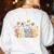 4th Fourth Grade Teacher Appreciation Teaching Wildflowers Women's Sweatshirt Back Print White