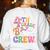 4th Grade Boo Crew Fourth Grade Teacher Kids Happy Halloween Women's Sweatshirt Back Print White 4th Grade Boo Crew Fourth Grade Teacher Kids Happy Halloween Women's Sweatshirt Back Print White