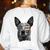 4th July Blue Heeler Dog Merica Patriotic USA Flag Cute Women's Sweatshirt Back Print White