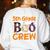 5th Grade Boo Crew Teacher Fifth Grade Halloween Women's Sweatshirt Back Print White