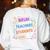 6 Out Of 7 Teachers Think 67 Of Students Overuse 67 Meme Women's Sweatshirt Back Print White 6 Out Of 7 Teachers Think 67 Of Students Overuse 67 Meme Women's Sweatshirt Back Print White