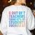 6 Out Of 7 Teachers Think 67 Of Students Overuse 67 Quote Women's Sweatshirt Back Print White