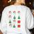 67 Santa Tree Math Teacher Christmas Xmas Humor Women's Sweatshirt Back Print White