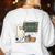 67 Teacher Halloween Ghost Six Seven Meme Math Joke Women's Sweatshirt Back Print White