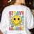 67th Day Of School Shirt 67 Days Smarter Teacher Boy Girls Women's Sweatshirt Back Print White 67th Day Of School Shirt 67 Days Smarter Teacher Boy Girls Women's Sweatshirt Back Print White