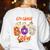 6th Grade Boo Crew Sixth Grade Halloween Teacher Kid Women's Sweatshirt Back Print White 6th Grade Boo Crew Sixth Grade Halloween Teacher Kid Women's Sweatshirt Back Print White