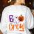 7th Grade Boo Crew Teacher Student Halloween Costume Women's Sweatshirt Back Print White