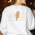 ABCD Back In Class First Day Back To School Teacher Student Women's Sweatshirt Back Print White ABCD Back In Class First Day Back To School Teacher Student Women's Sweatshirt Back Print White