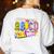 ABCD Pre-K Rocks Back To School PreK Kindergarten Teacher Women's Sweatshirt Back Print White ABCD Pre-K Rocks Back To School PreK Kindergarten Teacher Women's Sweatshirt Back Print White