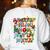 ABCs Learning Kindergarten Teacher Christmas Lights Alphabet For Men Women Kids Women's Sweatshirt Back Print White ABCs Learning Kindergarten Teacher Christmas Lights Alphabet For Men Women Kids Women's Sweatshirt Back Print White