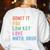 Admit It You Low Key Love Math Bruh Teacher Nerdy Math Women's Sweatshirt Back Print White