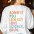 Admit It You Low Key Love Science Bruh Scientist Teacher Women's Sweatshirt Back Print White Admit It You Low Key Love Science Bruh Scientist Teacher Women's Sweatshirt Back Print White