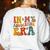 In My Advocating Era Advocate Autism Awareness Sped Teacher Men Women Kids Women's Sweatshirt Back Print White In My Advocating Era Advocate Autism Awareness Sped Teacher Men Women Kids Women's Sweatshirt Back Print White
