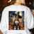 Aesthetic Halloween Boston Terrier Dog Witch Pumpkin For Men Women Kids Women's Sweatshirt Back Print White