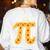 Apple Pi Pie Pun Math Teacher Pi Day 2020 Women's Sweatshirt Back Print White Apple Pi Pie Pun Math Teacher Pi Day 2020 Women's Sweatshirt Back Print White