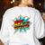 Art Is My Superpower Comic Artist Art Teacher Superhero Women's Sweatshirt Back Print White Art Is My Superpower Comic Artist Art Teacher Superhero Women's Sweatshirt Back Print White