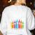 Art Teacher COMPLIMENTARY Colors Always Have Things To Say Women's Sweatshirt Back Print White Art Teacher COMPLIMENTARY Colors Always Have Things To Say Women's Sweatshirt Back Print White