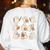 Art Teacher Ghost Halloween Artists Painter Teacher Spooky Women's Sweatshirt Back Print White Art Teacher Ghost Halloween Artists Painter Teacher Spooky Women's Sweatshirt Back Print White
