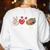 Art Teacher Peace Love Art For Artists And Painters Women's Sweatshirt Back Print White Art Teacher Peace Love Art For Artists And Painters Women's Sweatshirt Back Print White