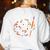Art Teacher Pumpkin Scary Halloween Costume Men Women Women's Sweatshirt Back Print White