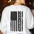 ASL Flag Sign Language Deaf ASL Teacher For Men Women Women's Sweatshirt Back Print White ASL Flag Sign Language Deaf ASL Teacher For Men Women Women's Sweatshirt Back Print White