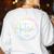 Autism Awareness Accept Adapt Advocate Autism Mom Teacher Women's Sweatshirt Back Print White