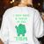 Autism Awareness Neurodiversity Teacher Frog I May Have A Touch Of The Tism Neurodivergent Small Women's Sweatshirt Back Print White