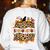 Autumn Fall SPED ED Teacher Thankful Grateful Pumpkin Retro Women's Sweatshirt Back Print White