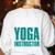 This Is What An Awesome Yoga Instructor Yoga Teacher Women's Sweatshirt Back Print White