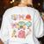 Back To School Coquette Teacher Women Girl Kindergarten PreK Women's Sweatshirt Back Print White Back To School Coquette Teacher Women Girl Kindergarten PreK Women's Sweatshirt Back Print White