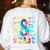 Back To School Eighth 8th Grade Tie Dye Typography Teacher Women's Sweatshirt Back Print White Back To School Eighth 8th Grade Tie Dye Typography Teacher Women's Sweatshirt Back Print White