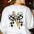Back To School Hello Fifth Grade Teacher Coquette Pencil Bow Women's Sweatshirt Back Print White