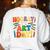 Back To School Hooray It's Art Day Art Teacher Artist Women's Sweatshirt Back Print White Back To School Hooray It's Art Day Art Teacher Artist Women's Sweatshirt Back Print White